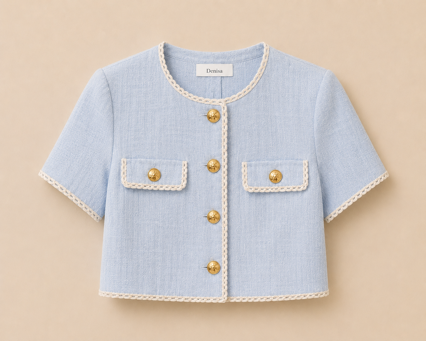 Powder Blue Blouse